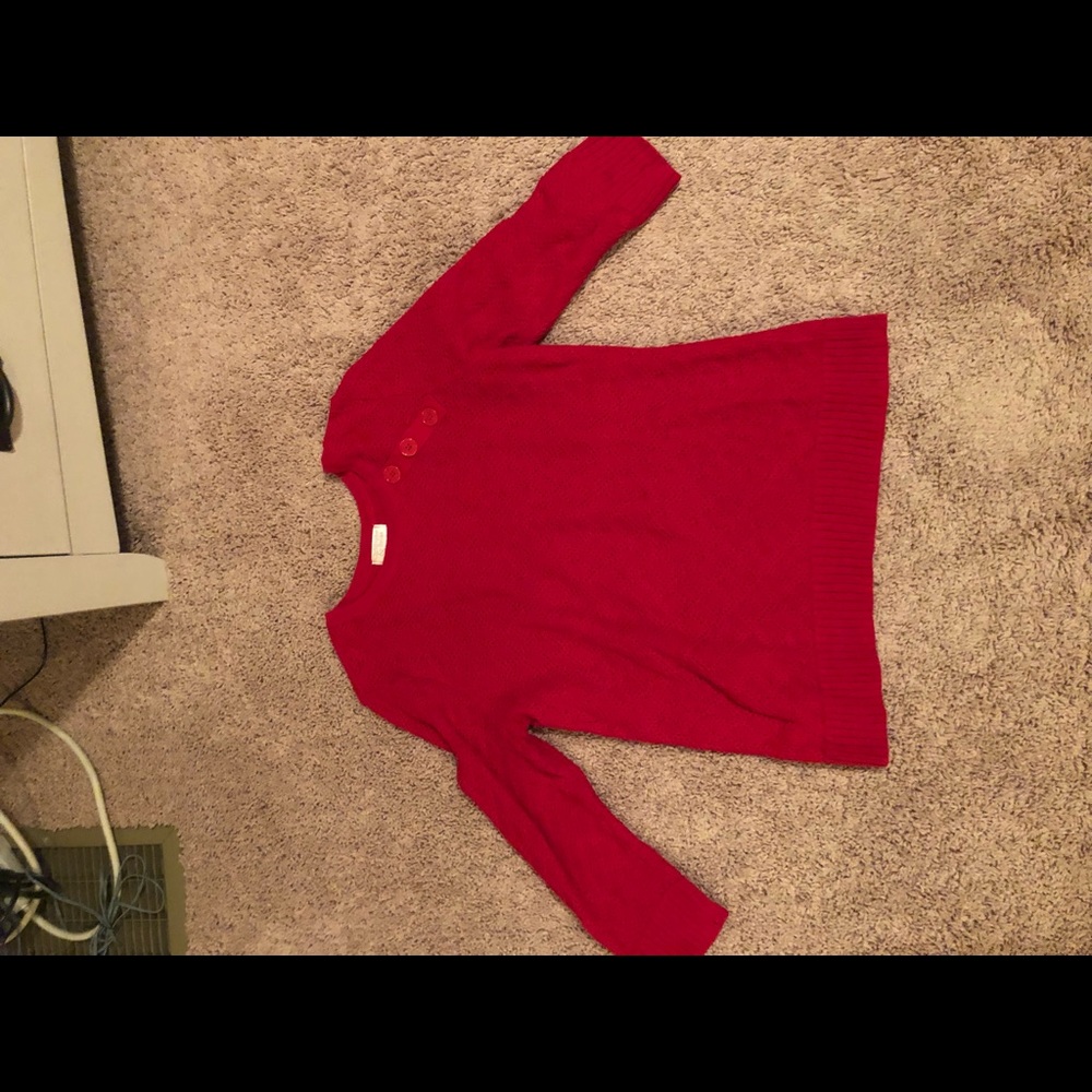 3/4 sleeve sweater
